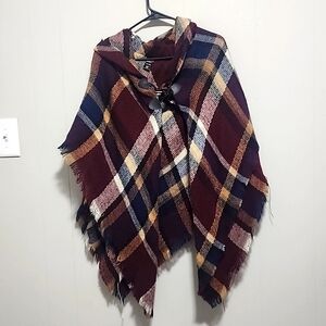 Fringe Sweater Wrap Shawl